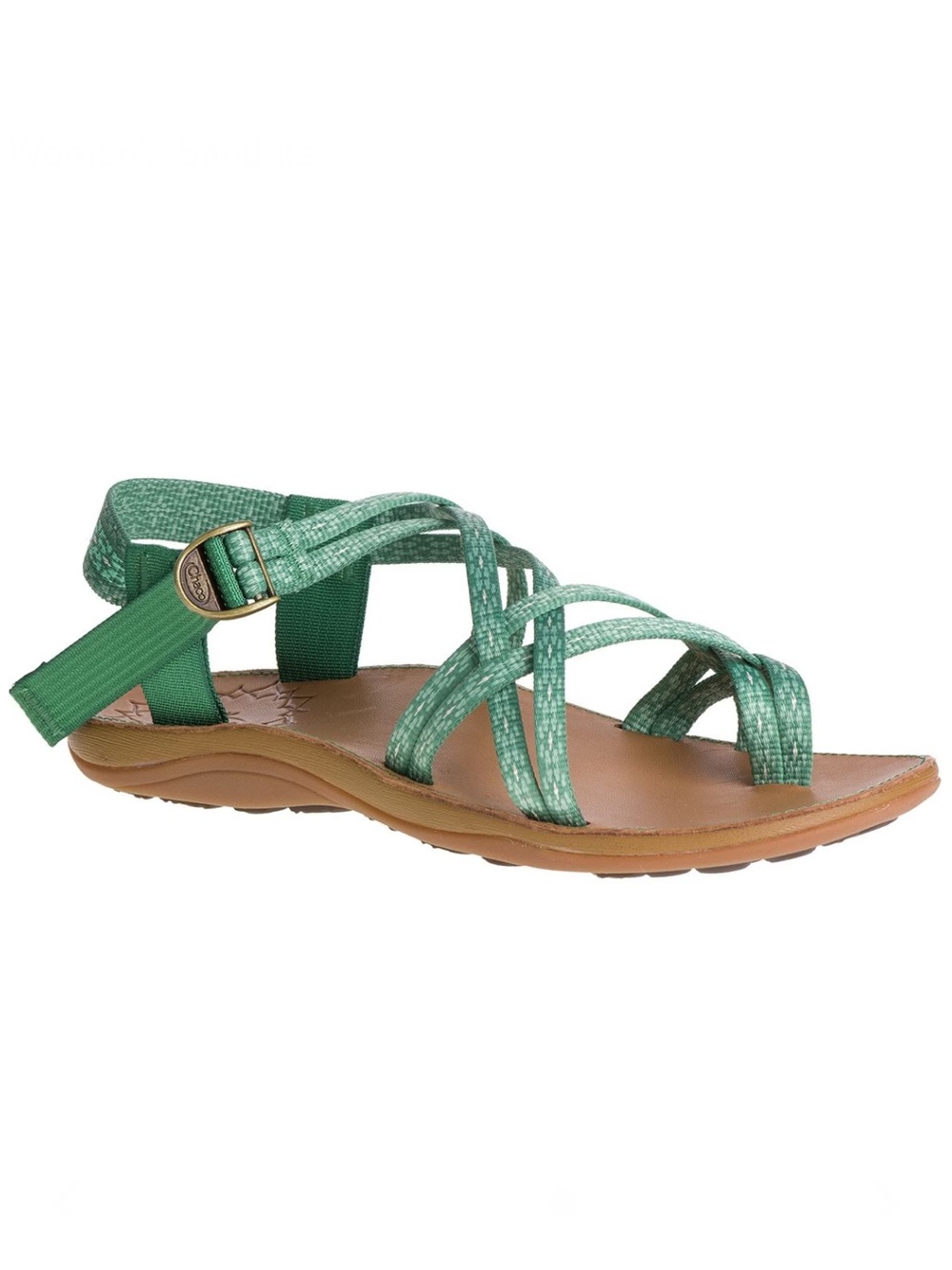 Chaco Green Strappy Sandals